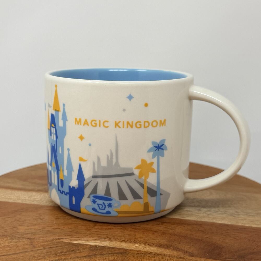 Starbucks Mug Disney Parks Magic Kingdom You Are Here Collection Coffee Cup YAH